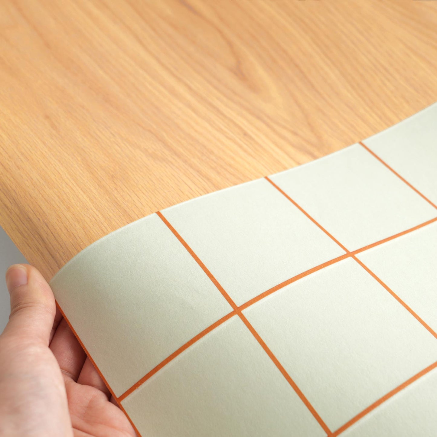 ライトウッド×タイル/ライトグリーン×オレンジ