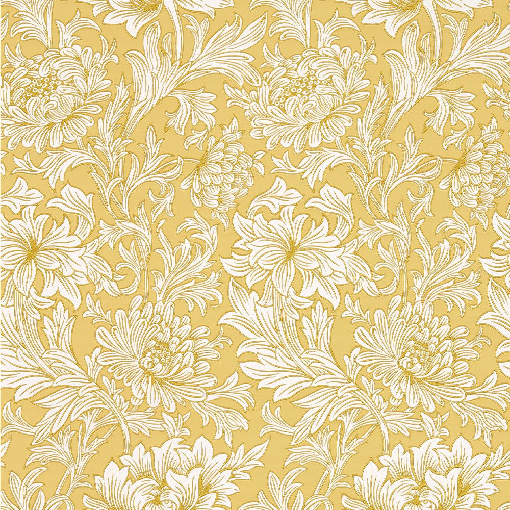 【切売】MORRIS&Co.(ウィリアムモリス) SIMPLY MORRIS / Chrysanthemum Toile 217068