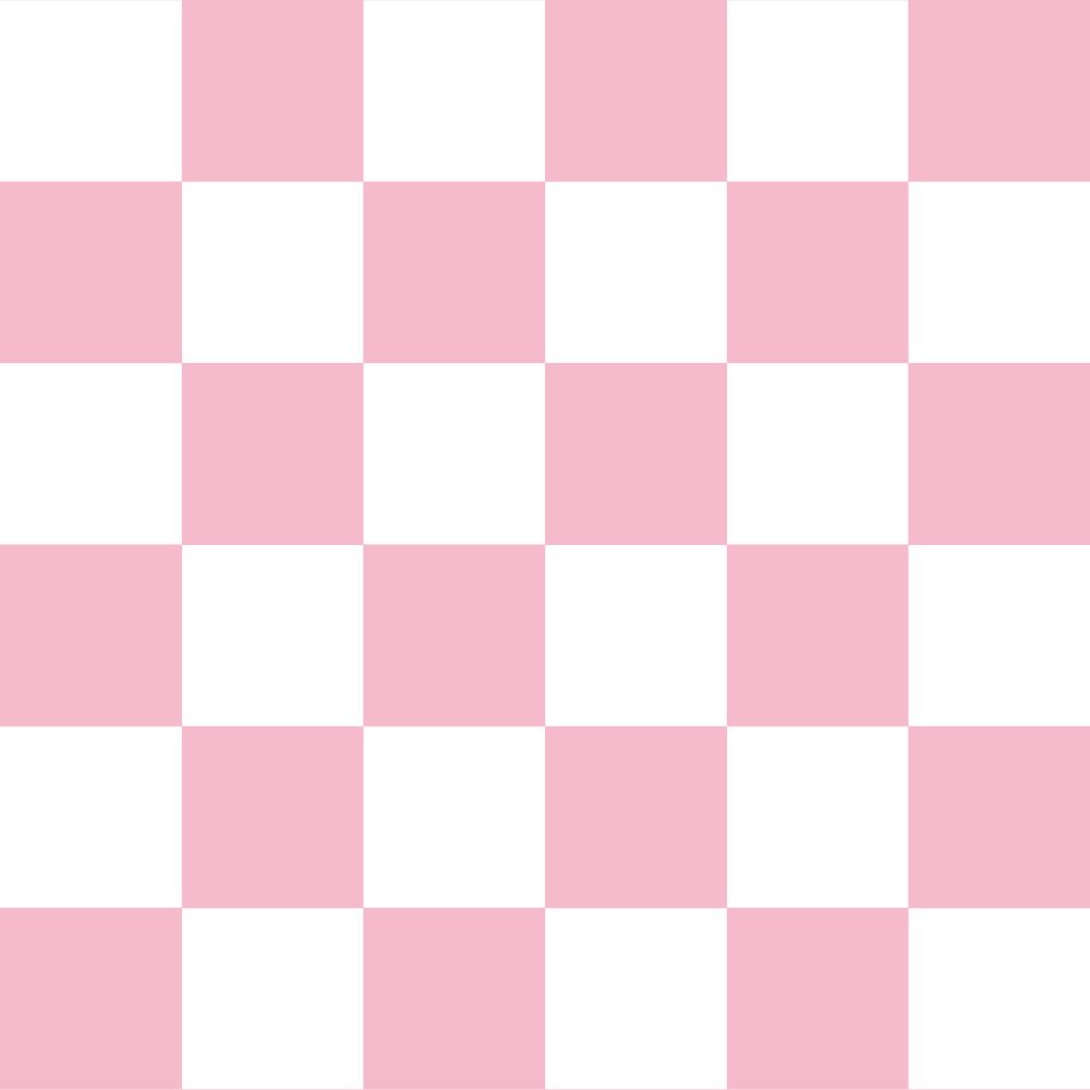 はがせる壁紙 のりなしタイプ What's poppin? チェッカー M (49cm×3mサイズ)  ピーチ