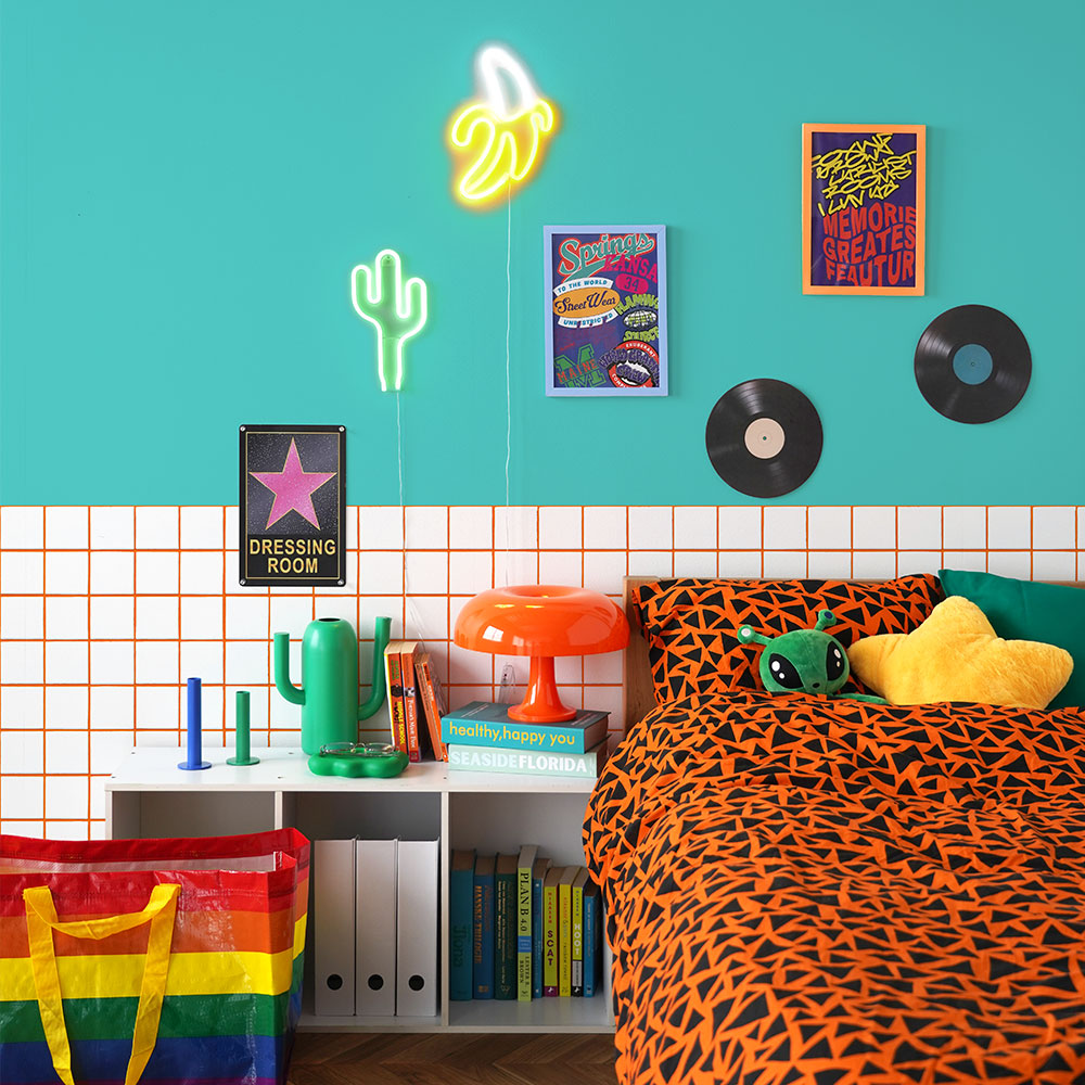 はがせる壁紙 のりなしタイプ What's poppin? キャンディタイル トロピカルブリーズ