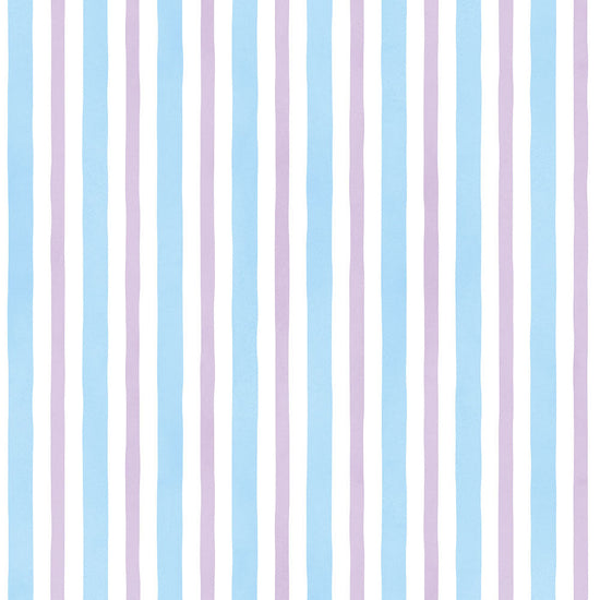 貼りやすいフリース壁紙 のりなしタイプ What's poppin? デイリーストライプ スカイラベンダー