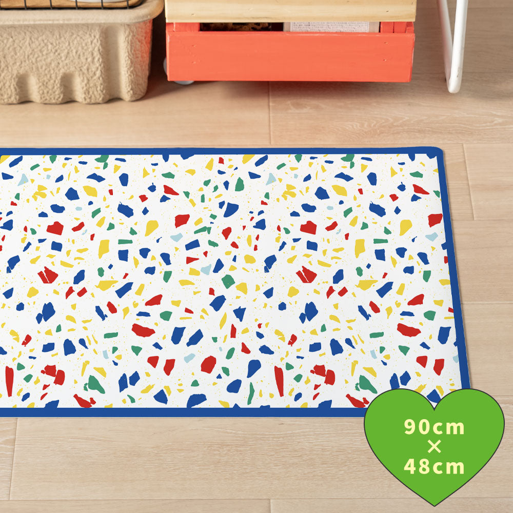 拭けるキッチンマット 「Sheete me ! (シーテミー)」 48cm×90cm POPPIN’ TERRAZZO トイボックス What's poppin?