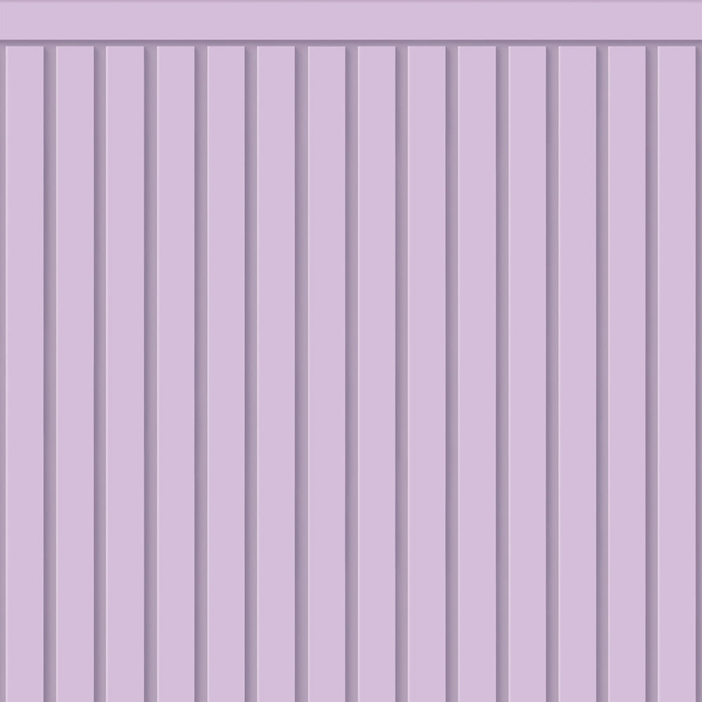 はがせる壁紙 シールタイプ What's poppin? ローワーウォールシート Lower wall sheet カラースラットウォール　ミルクライラック　TWP-LWC04