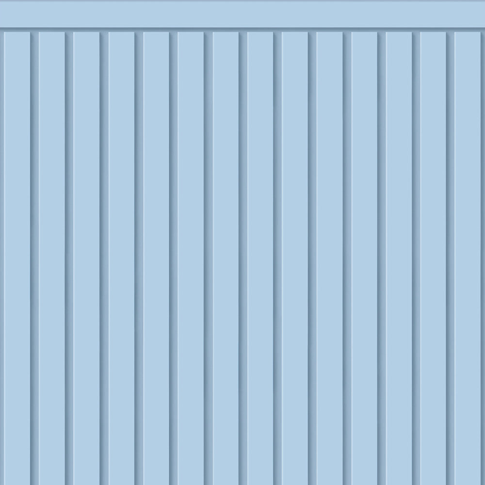 はがせる壁紙 シールタイプ What's poppin? ローワーウォールシート Lower wall sheet カラースラットウォール　フロスティブルー　TWP-LWC05