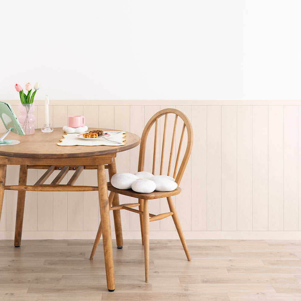 【サンプル】はがせる壁紙 シールタイプ What's poppin? ローワーウォールシート Lower wall sheet カラーウッドパネル　ナチュラルバニラ　TWP-LWW02