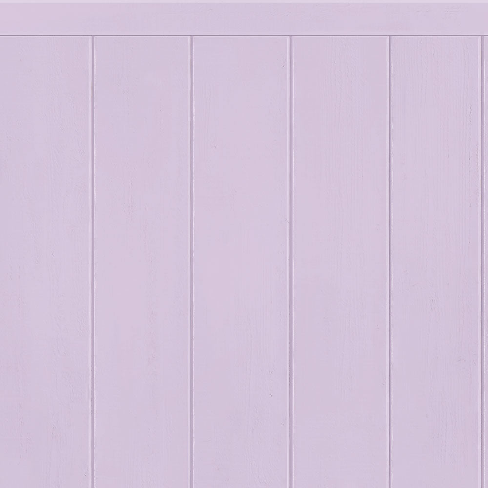 はがせる壁紙 シールタイプ What's poppin? ローワーウォールシート Lower wall sheet カラーウッドパネル　スミレクリーム　TWP-LWW04