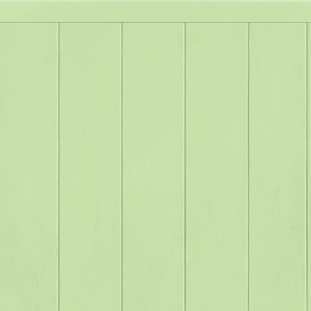 【サンプル】はがせる壁紙 シールタイプ What's poppin? ローワーウォールシート Lower wall sheet カラーウッドパネル　グリーンティー　TWP-LWW07