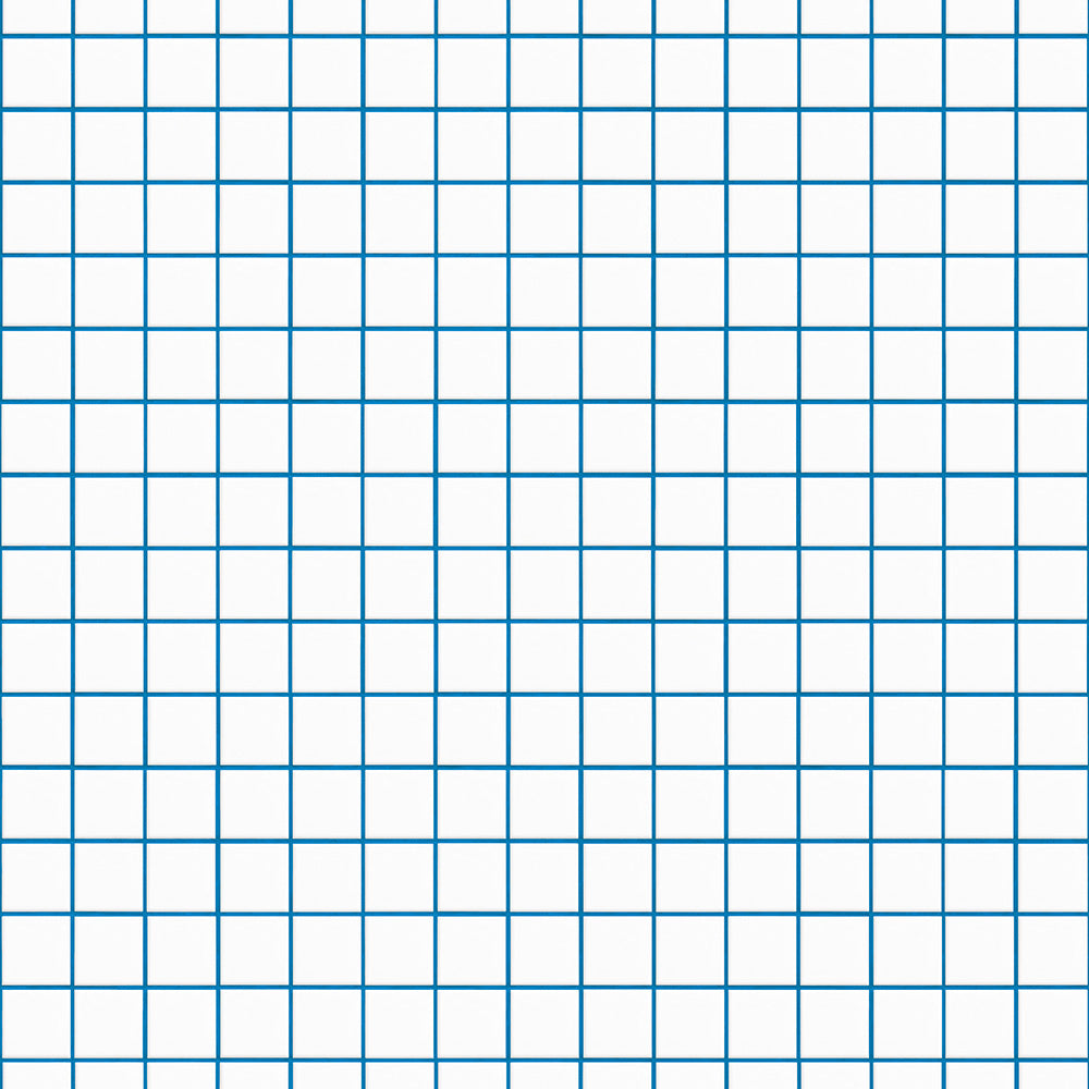 はがせる壁紙 のりなしタイプ What's poppin? ミニスクエアタイル カラージョイント (49cm×2.5mサイズ) アイシーブルー