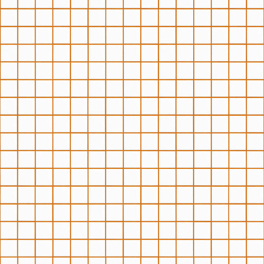 【サンプル】はがせる壁紙 のりなしタイプ What's poppin? ミニスクエアタイル カラージョイント キャロットポップ