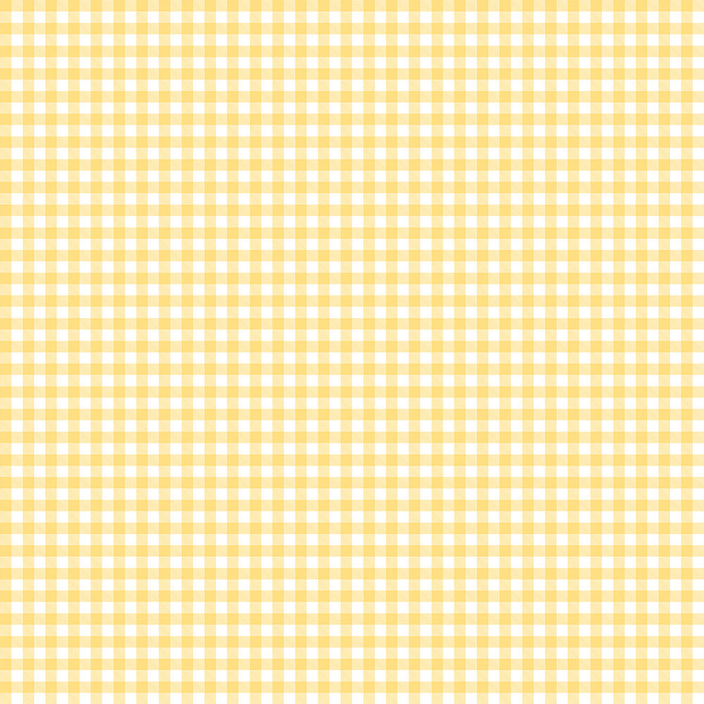 【サンプル】はがせる壁紙 のりなしタイプ What's poppin? ピクニックギンガム サンシャインレモネード