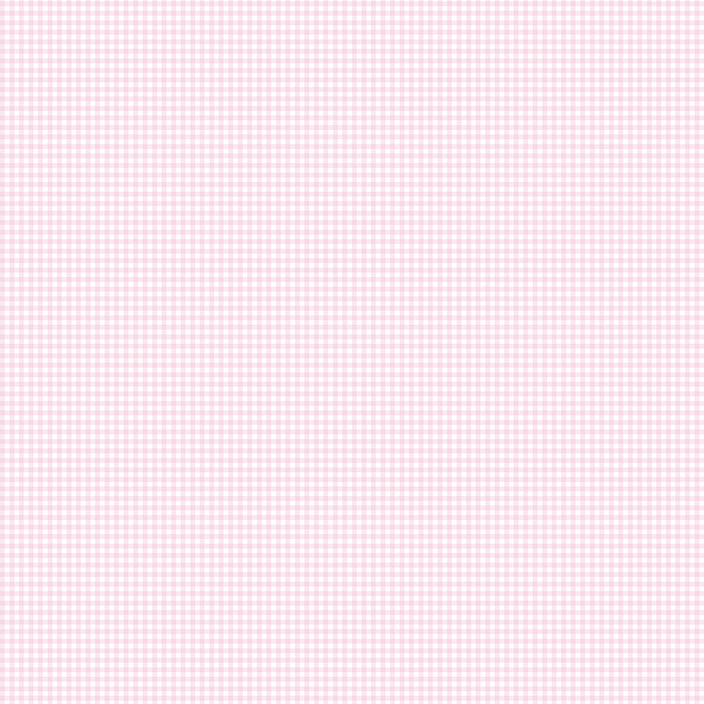 はがせる壁紙 のりなしタイプ What's poppin? ピンクニックギンガムmini (49cm×2.5mサイズ) ピンクメロディ