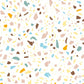 はがせるフリース壁紙 シールタイプ What's poppin? POPPIN’ TERRAZZO コージーカプチーノ