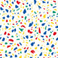 貼りやすいフリース壁紙 のりなしタイプ What's poppin? POPPIN’ TERRAZZO トイボックス