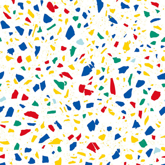 はがせるフリース壁紙 シールタイプ What's poppin? POPPIN’ TERRAZZO トイボックス