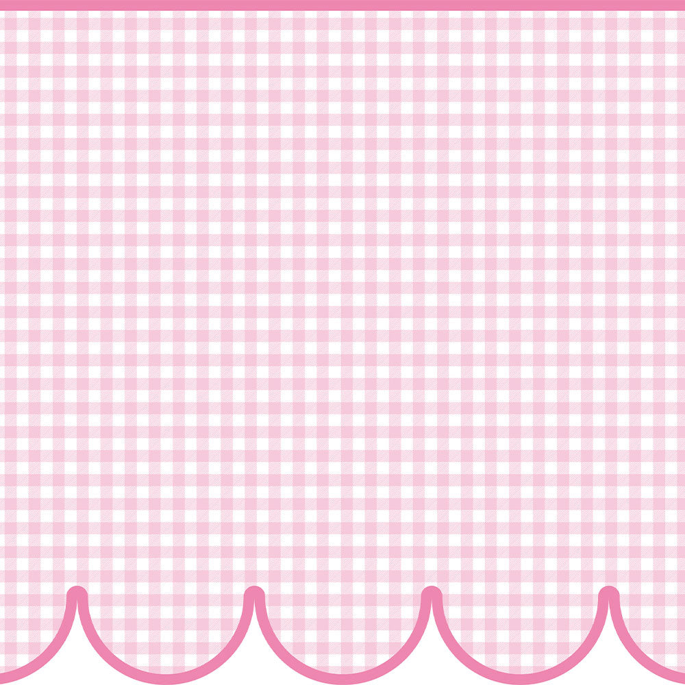 はがせるトリムシール リムタス Bold What's poppin? ギンガムスカラップ TWP-RTGS01 いちごミルク