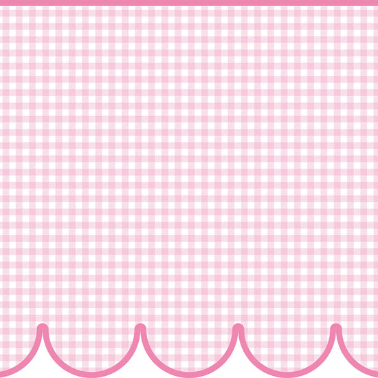 はがせるトリムシール リムタス Bold What's poppin? ギンガムスカラップ TWP-RTGS01 いちごミルク