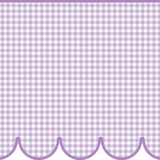 【サンプル】はがせるトリムシール リムタス Bold What's poppin? ギンガムスカラップ TWP-RTGS02 ぶどうクリーム