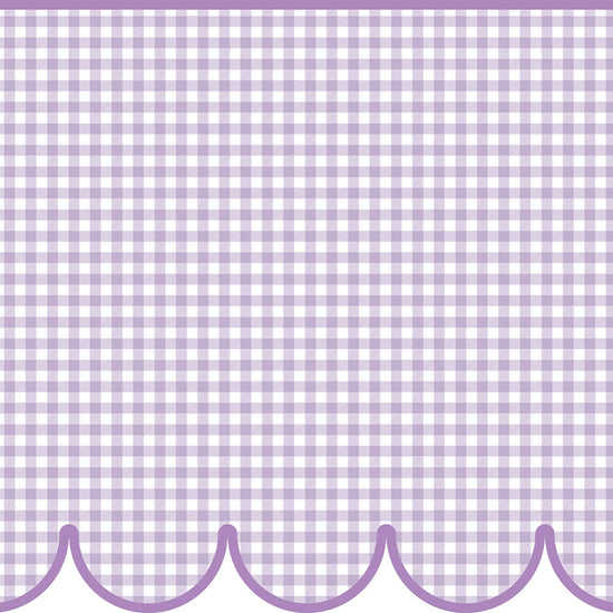 【サンプル】はがせるトリムシール リムタス Bold What's poppin? ギンガムスカラップ TWP-RTGS02 ぶどうクリーム