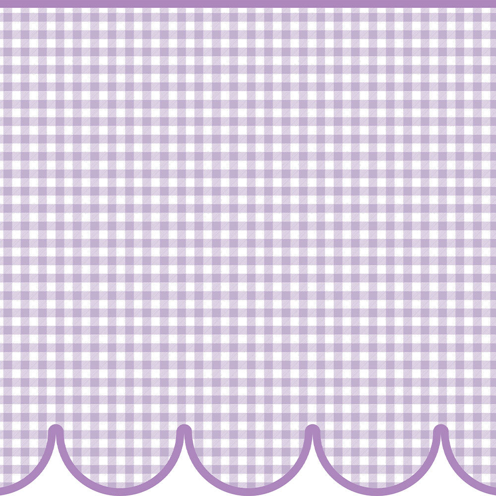 はがせるトリムシール リムタス Bold What's poppin? ギンガムスカラップ TWP-RTGS02 ぶどうクリーム