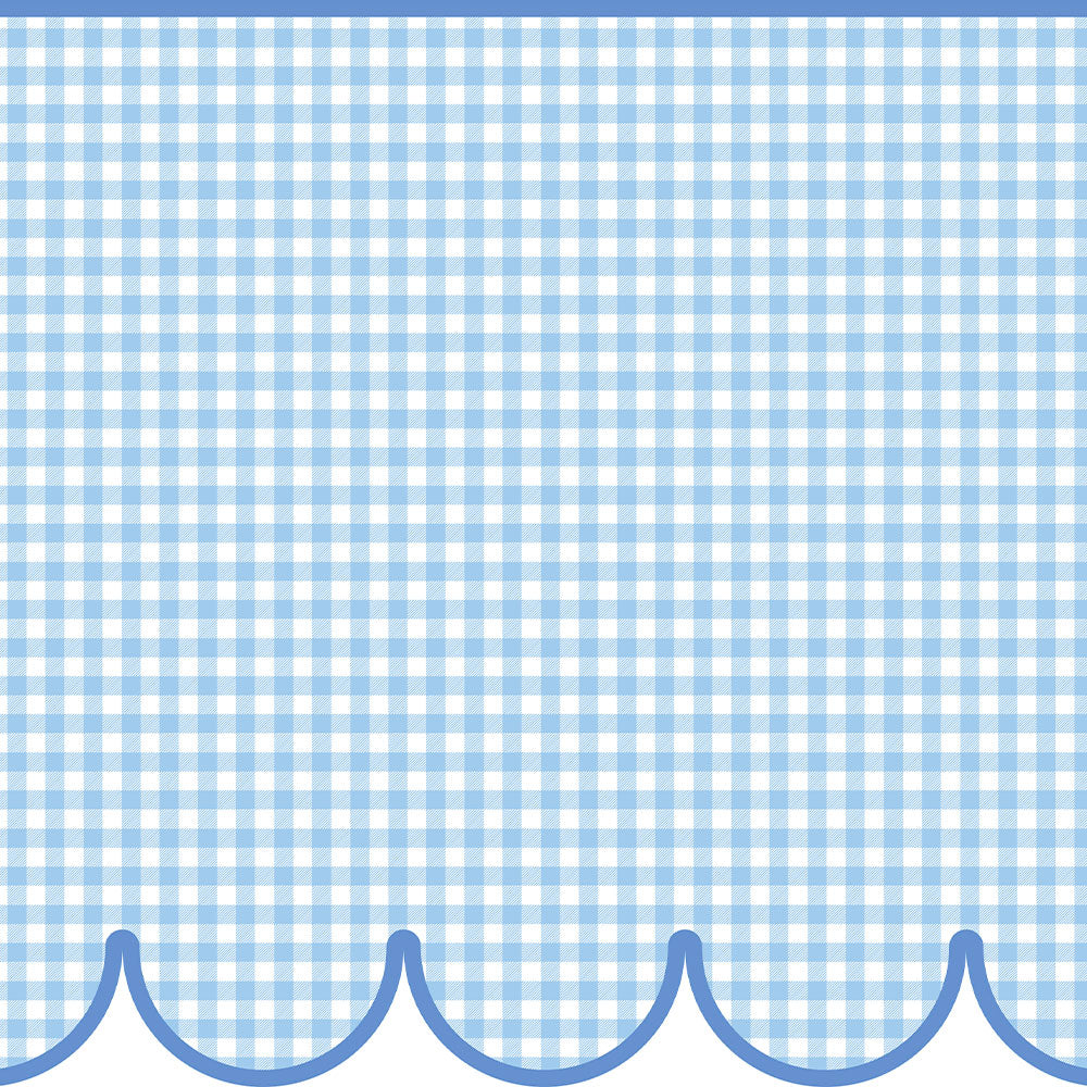 はがせるトリムシール リムタス Bold What's poppin? ギンガムスカラップ TWP-RTGS03 ブルーベリージャム