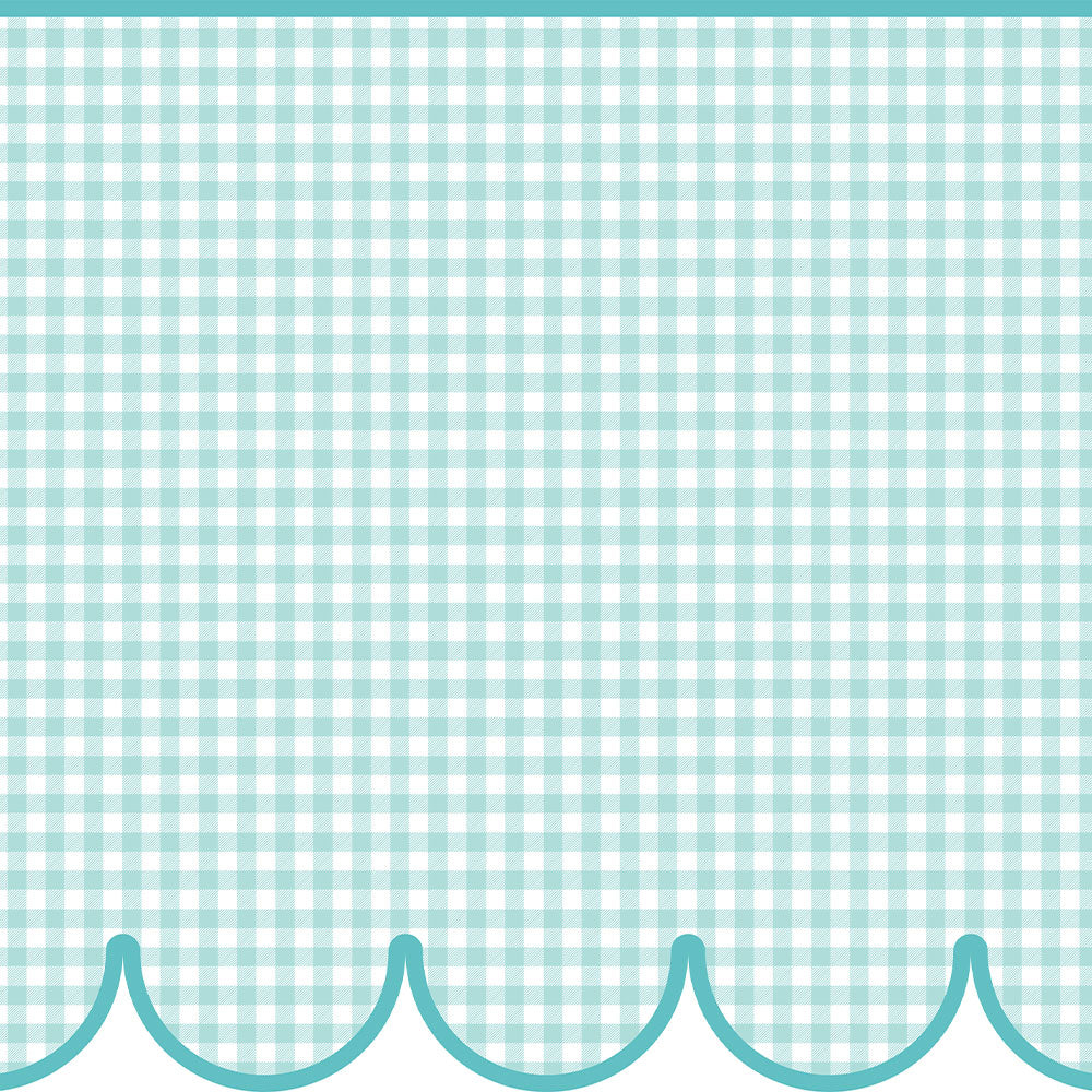 はがせるトリムシール リムタス Bold What's poppin? ギンガムスカラップ TWP-RTGS05 あおりんごソーダ