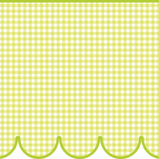 【サンプル】はがせるトリムシール リムタス Bold What's poppin? ギンガムスカラップ TWP-RTGS07 メロンゼリー