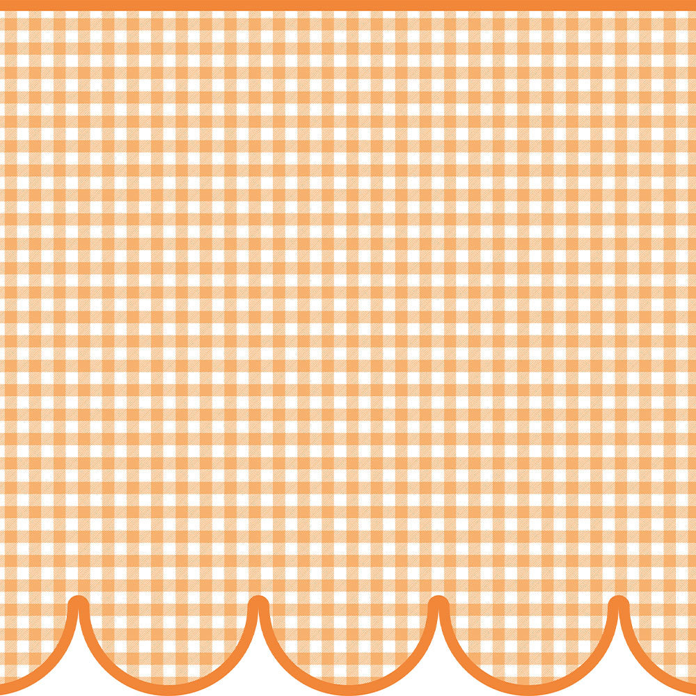 はがせるトリムシール リムタス Bold What's poppin? ギンガムスカラップ TWP-RTGS09 みかんジュレ