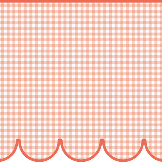 【サンプル】はがせるトリムシール リムタス Bold What's poppin? ギンガムスカラップ TWP-RTGS10 さくらんぼシロップ