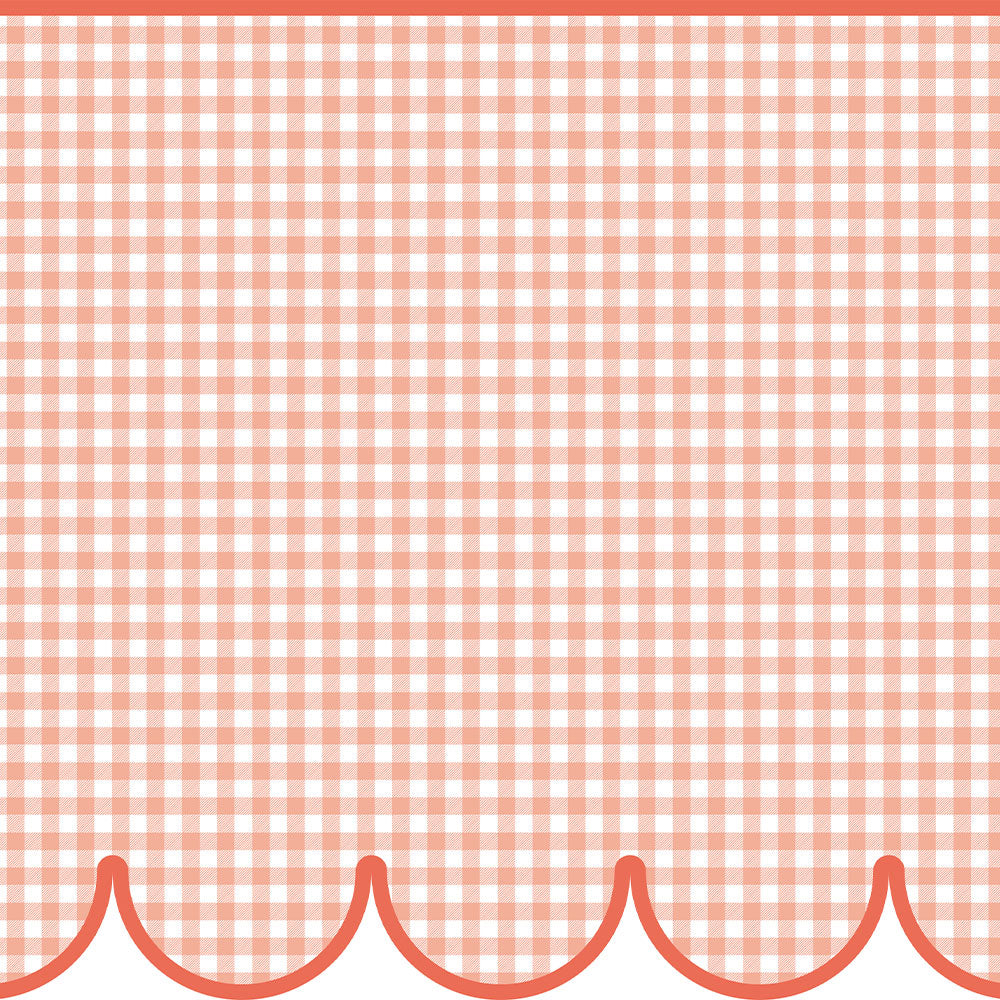 はがせるトリムシール リムタス Bold What's poppin? ギンガムスカラップ TWP-RTGS10 さくらんぼシロップ