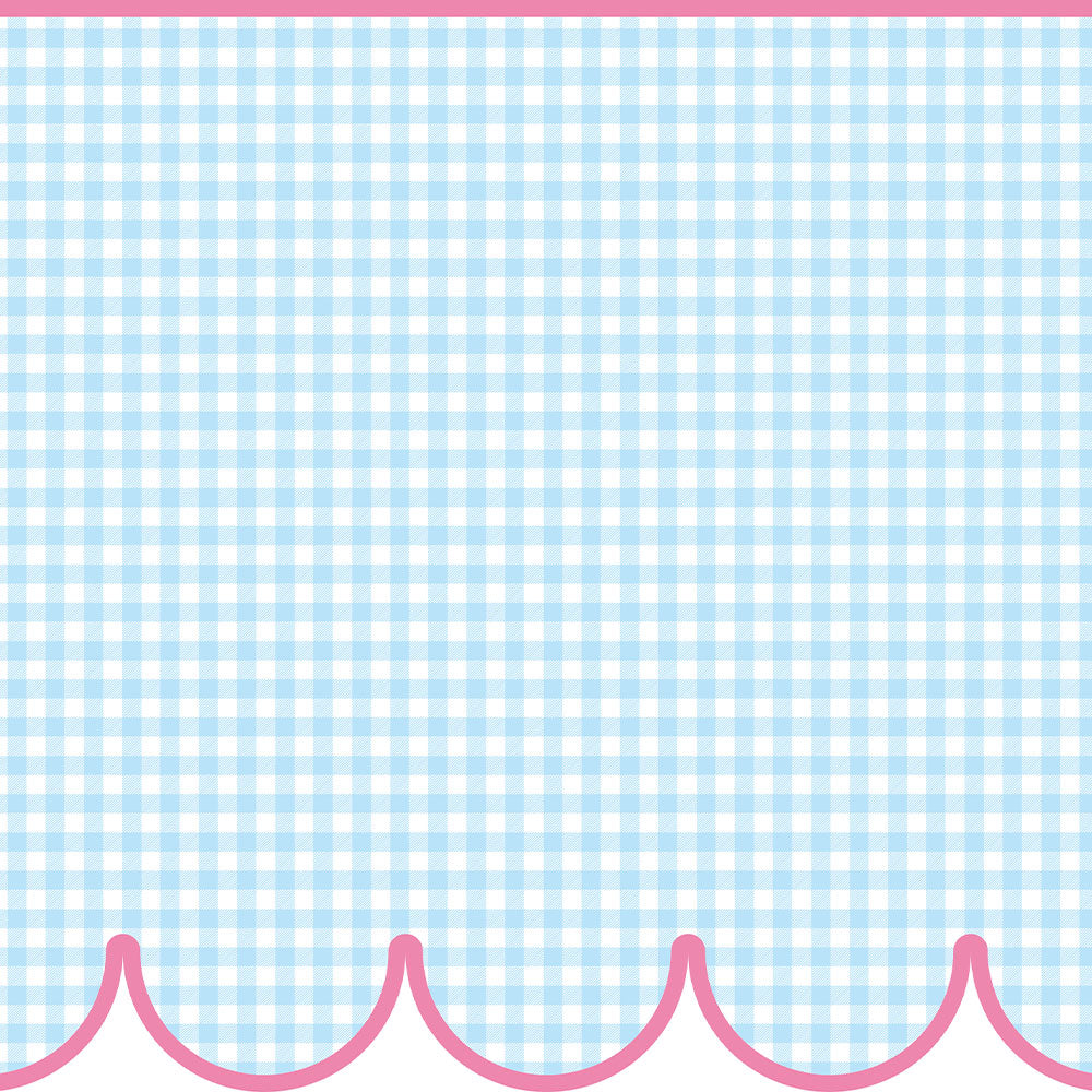 はがせるトリムシール リムタス Bold What's poppin? ギンガムスカラップ TWP-RTGS11 ベビーカップケーキ