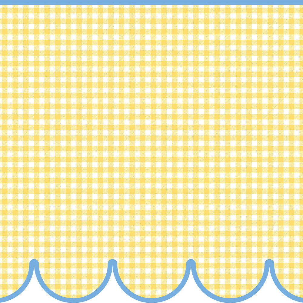 【サンプル】はがせるトリムシール リムタス Bold What's poppin? ギンガムスカラップ TWP-RTGS12 ハニーシュガーパフ