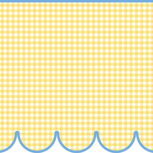 【サンプル】はがせるトリムシール リムタス Bold What's poppin? ギンガムスカラップ TWP-RTGS12 ハニーシュガーパフ