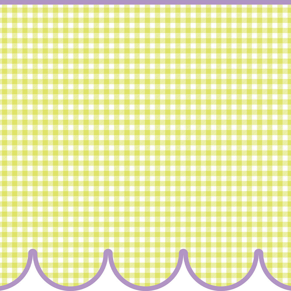 【サンプル】はがせるトリムシール リムタス Bold What's poppin? ギンガムスカラップ TWP-RTGS14 グレープジェリー