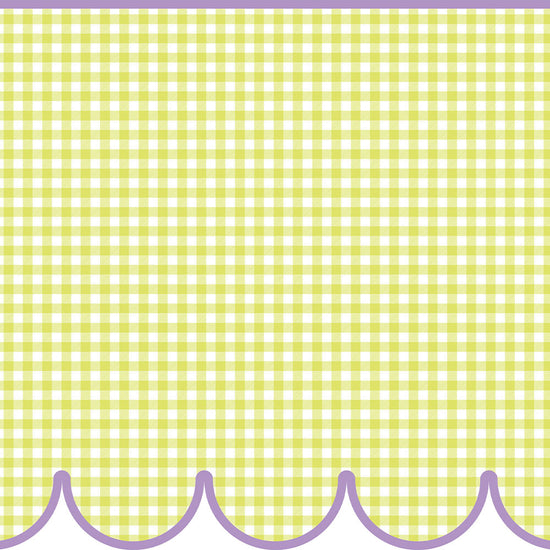 【サンプル】はがせるトリムシール リムタス Bold What's poppin? ギンガムスカラップ TWP-RTGS14 グレープジェリー