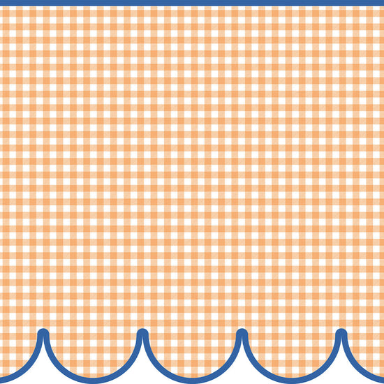 はがせるトリムシール リムタス Bold What's poppin? ギンガムスカラップ TWP-RTGS15 アプリコットクッキー