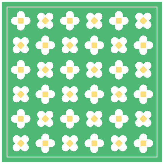 拭けるラグ 「Sheete me ! (シーテミー)」 150cm×150cm BLOOM DAYS メロウリーフ What's poppin?