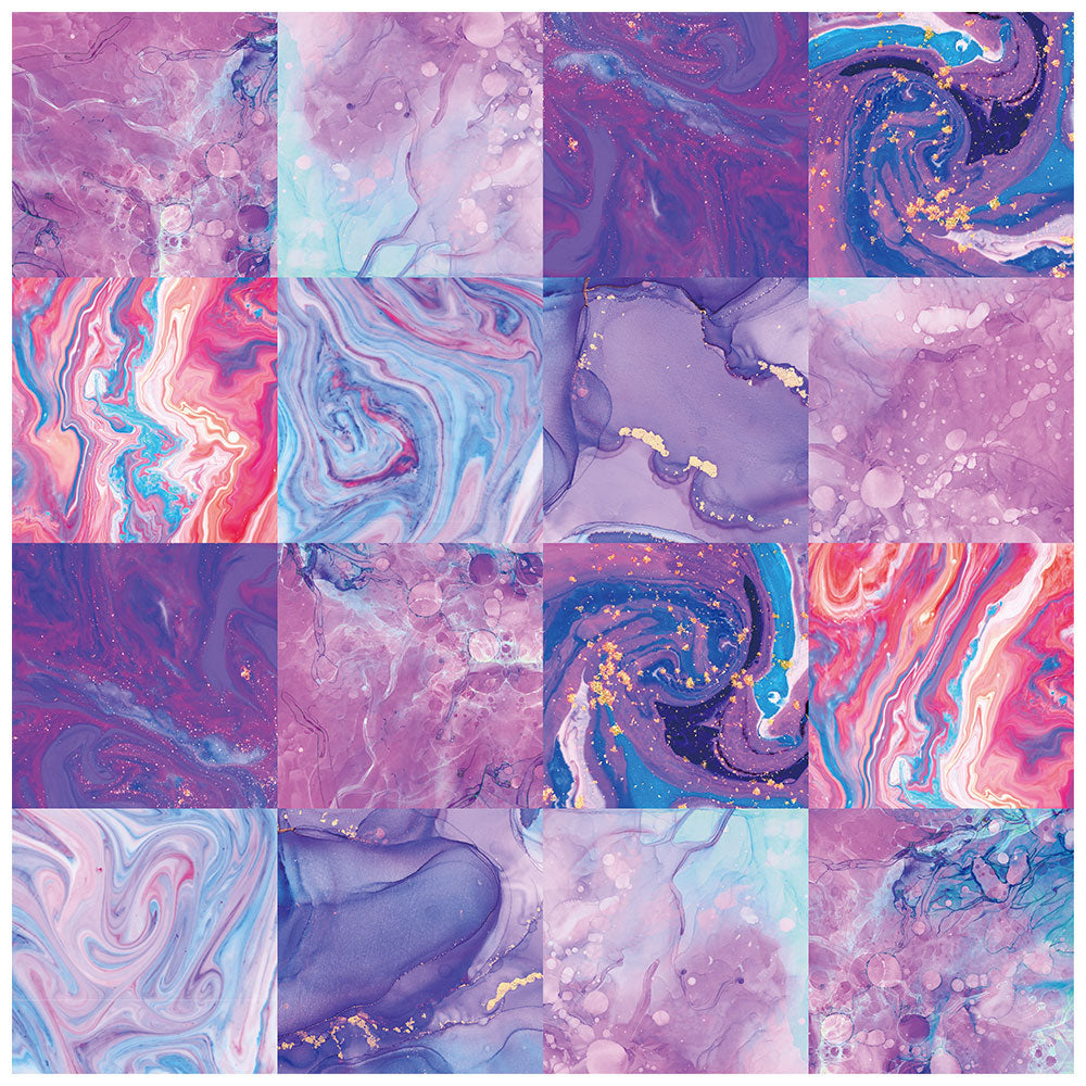 拭けるラグ 「Sheete me ! (シーテミー)」 150cm×150cm カラースプラッシュ ラベンダーツイスト What's poppin?