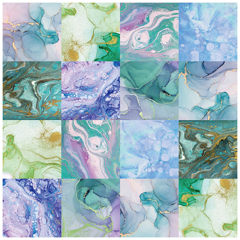 拭けるラグ 「Sheete me ! (シーテミー)」 150cm×150cm カラースプラッシュ ミントブリーズ What's poppin?