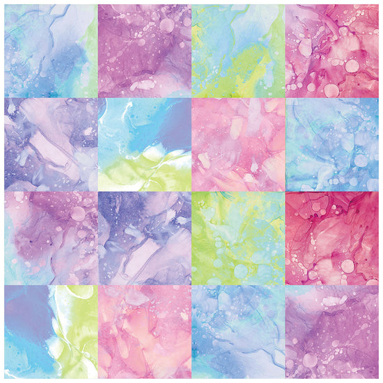 拭けるラグ 「Sheete me ! (シーテミー)」 150cm×150cm カラースプラッシュ キャンディフォグ What's poppin?