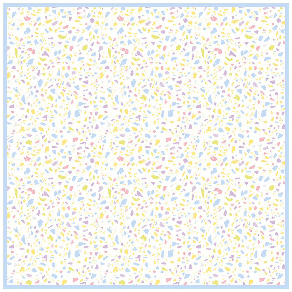 拭けるラグ 「Sheete me ! (シーテミー)」 150cm×150cm POPPIN’ TERRAZZO マカロン What's poppin?