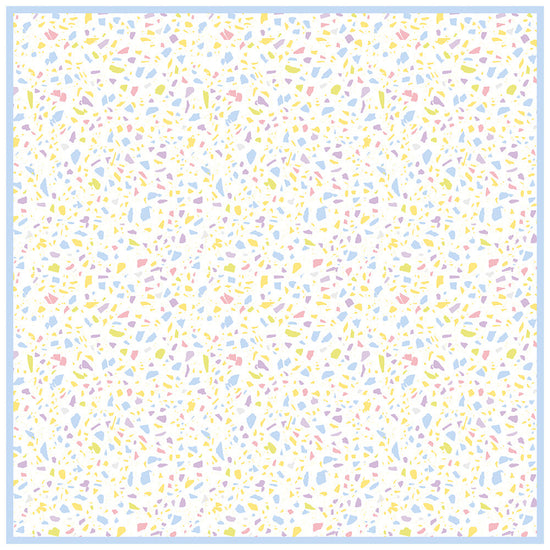 拭けるラグ 「Sheete me ! (シーテミー)」 150cm×150cm POPPIN’ TERRAZZO マカロン What's poppin?