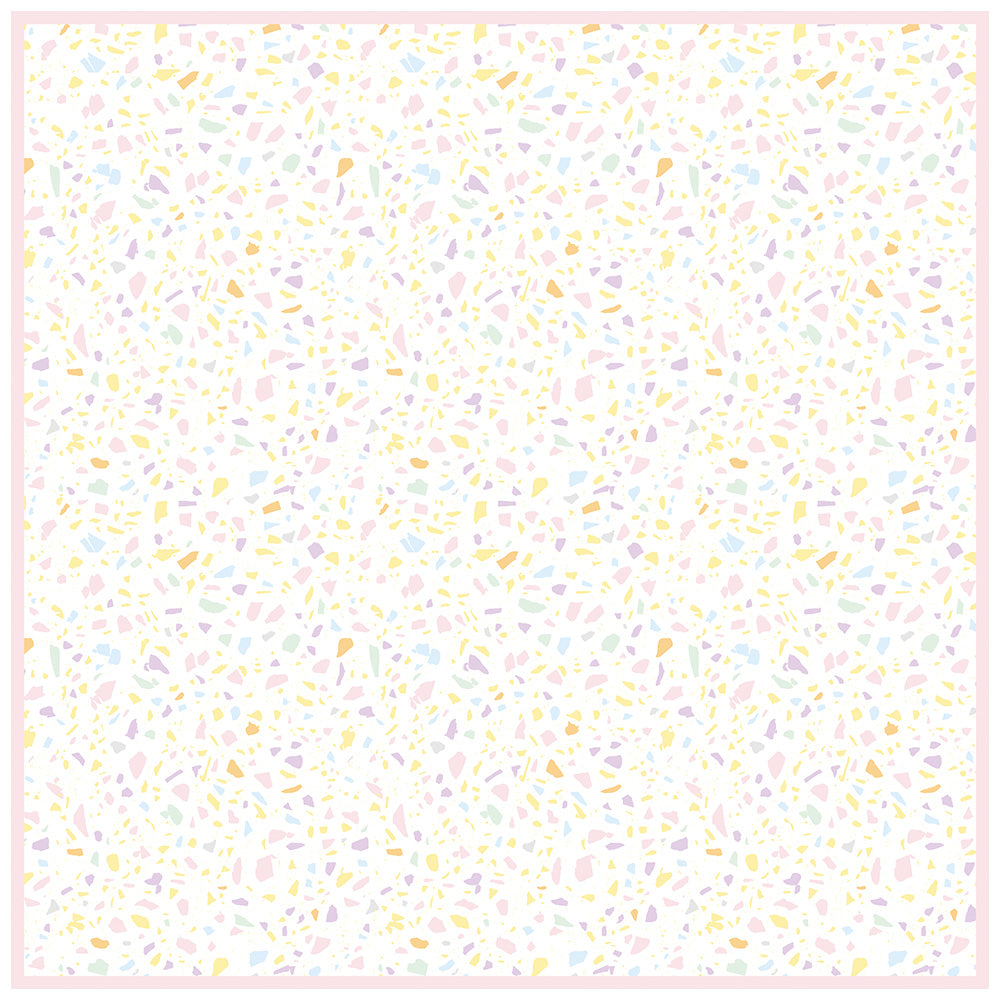 拭けるラグ 「Sheete me ! (シーテミー)」 150cm×150cm POPPIN’ TERRAZZO ペールミックス What's poppin?