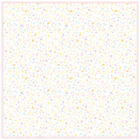 拭けるラグ 「Sheete me ! (シーテミー)」 150cm×150cm POPPIN’ TERRAZZO ペールミックス What's poppin?