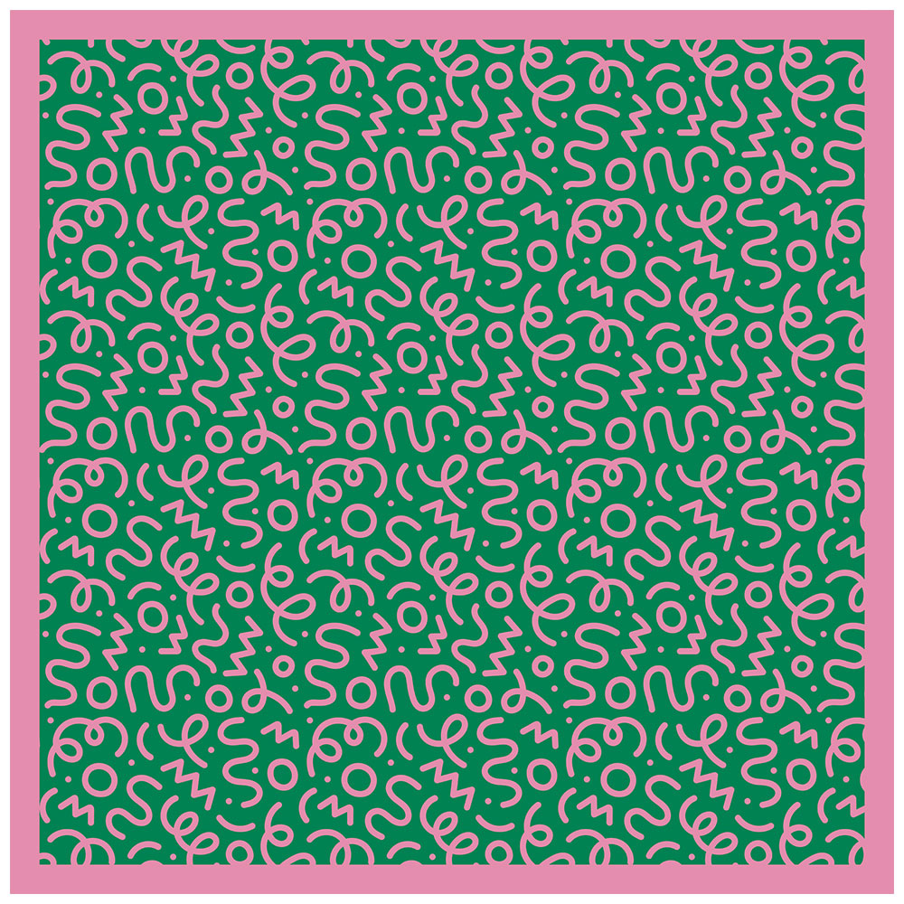 拭けるラグ 「Sheete me ! (シーテミー)」 150cm×150cm WIGGLE WAVE ミントクラッシュ What's poppin?