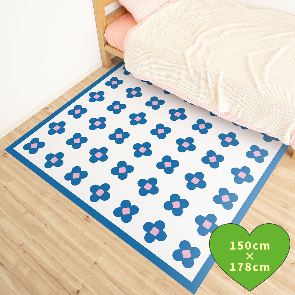 拭けるラグ 「Sheete me ! (シーテミー)」 178cm×150cm BLOOM DAYS ブルーバイブス What's poppin?