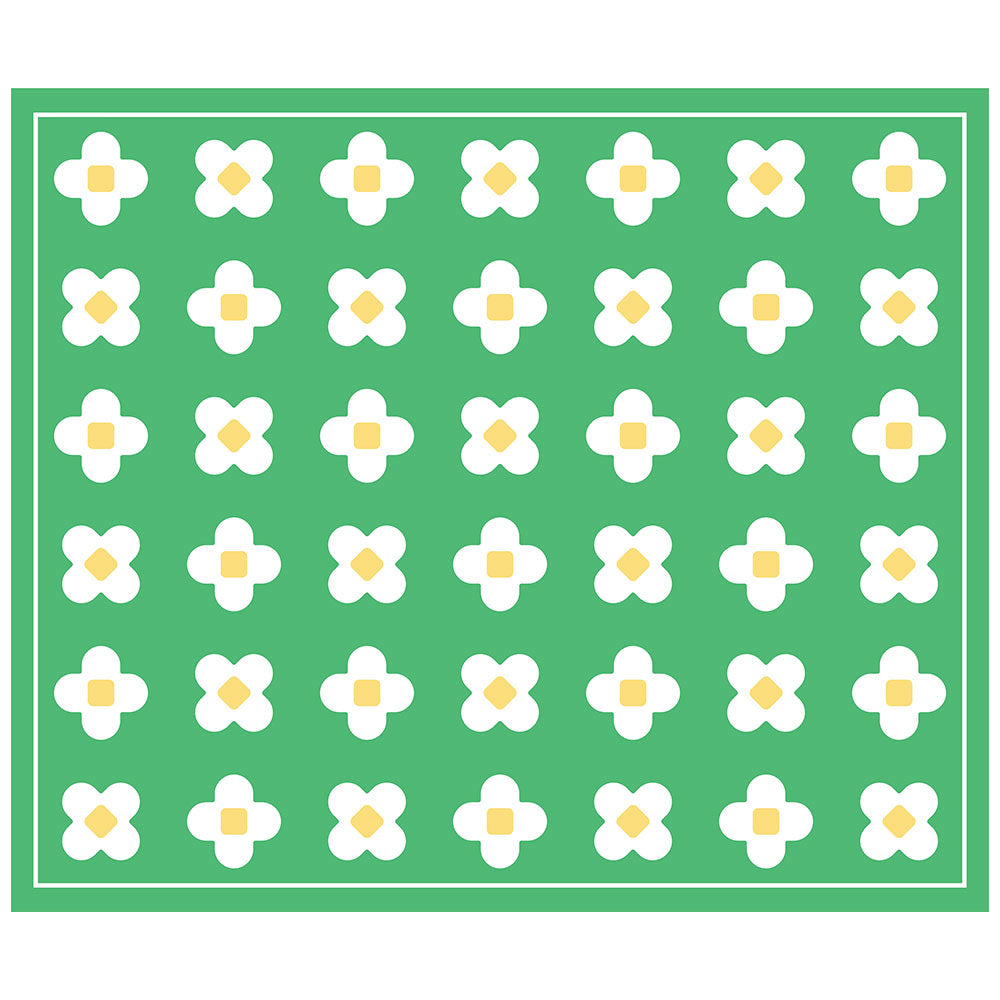 拭けるラグ 「Sheete me ! (シーテミー)」 178cm×150cm BLOOM DAYS メロウリーフ What's poppin?