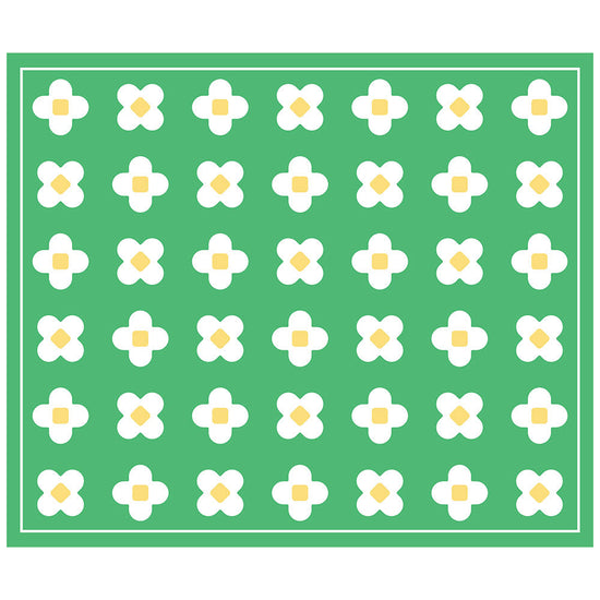 拭けるラグ 「Sheete me ! (シーテミー)」 178cm×150cm BLOOM DAYS メロウリーフ What's poppin?