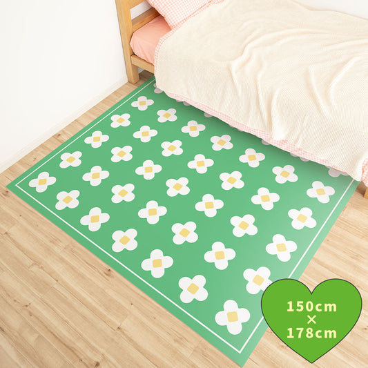 拭けるラグ 「Sheete me ! (シーテミー)」 178cm×150cm BLOOM DAYS メロウリーフ What's poppin?