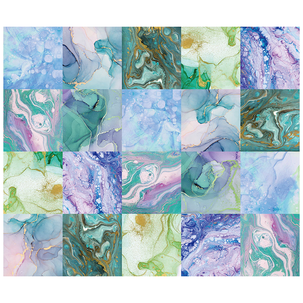 拭けるラグ 「Sheete me ! (シーテミー)」 178cm×150cm カラースプラッシュ ミントブリーズ What's poppin?