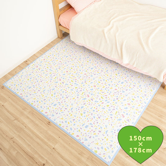 拭けるラグ 「Sheete me ! (シーテミー)」 178cm×150cm POPPIN’ TERRAZZO マカロン What's poppin?